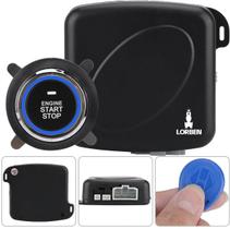 Kit Ignição partida motor carro Botão Start stop universal GT815 - Lorben