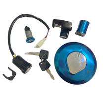 Kit ignicao titan 125 2002-03 zouil (5 peças- ignicao/bloqueador/ tampa tanque/ trava tampa/ trava capacete) - 3mtb100500 (st)