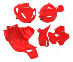 Kit Ii De Protores Motor - Crf 250f - Vermelho Kit Ii De Protores Motor - Crf 250f - Vermelho