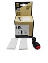 Kit IK Foam Pro 12 - 1 Bico Ponta Leque + 20 Feltros Branco