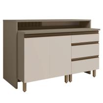 Kit Ilha Gourmet Connect com Balcões 80cm e 60cm - Móveis Henn