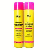 Kit iLike Crescimento Absoluto Shampoo, Condicionador 300ml