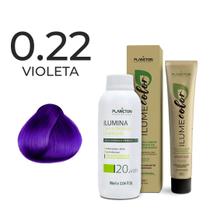 Kit ilume color plancton - 0.22 violeta + ilumina ox 20v - 90ml