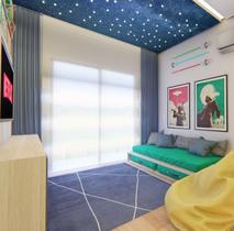 Kit Iluminação Efeito Estrelado Ceu Noturno Fibra Ótica 200 Efeito Estrelado Rgb Dormitorio Home Theater