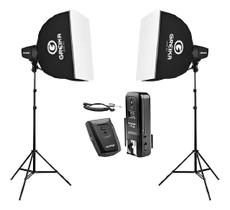 Kit Iluminação Estúdio Foto Odontológica 500w Di Greika