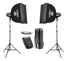 Kit Iluminação Estúdio Odontológica 500w Com Softbox 40x40 Kit Iluminação Estúdio Odontológica 500w Com Softbox 40x40