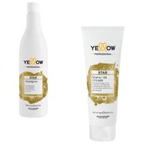 Kit Iluminação Instantânea Shampoo e Leave-in Antifrizz Yellow Star - Cabelos Opacos