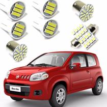 Kit iluminaçao lampada de led fiat novo uno 2011 a 2020