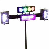 Kit Iluminação para Festa Anos 60,70 e 80 + Tripé - Deltrônica Kit Iluminação para Festa Anos 60,70 e 80 + Tripé - Deltrônica