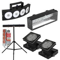 Kit Iluminação Para Festa Dj Iniciante + Tripé - Deltrônica