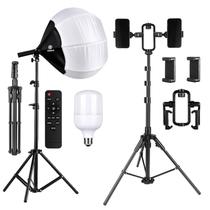 Kit Iluminação Para Live Shop Com Tripé De Celular - Creator Basic Kit Iluminação Para Live Shop Com Tripé De Celular - Creator Basic