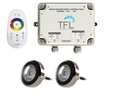 Kit Iluminação Piscina - Contr Touch + 2 Leds 18W Tholz - Tholz / Tfl Automacao Kit Iluminação Piscina - Contr Touch + 2 Leds 18W Tholz - Tholz / Tfl Automacao