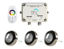 Kit Iluminação Piscina - Contr Touch + 3 Leds Rgb 6W Tholz - Tfl Automacao / Tholz Kit Iluminação Piscina - Contr Touch + 3 Leds Rgb 6W Tholz - Tfl Automacao / Tholz