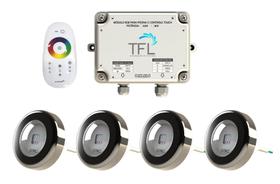 Kit Iluminação Piscina - Contr Touch + 4 Leds Rgb 6W Tholz - Tfl Automacao / Tholz Kit Iluminação Piscina - Contr Touch + 4 Leds Rgb 6W Tholz - Tfl Automacao / Tholz