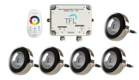 Kit Iluminação Piscina - Contr Touch + 5 Leds Rgb 9W Tholz - Tfl Automacao / Tholz Kit Iluminação Piscina - Contr Touch + 5 Leds Rgb 9W Tholz - Tfl Automacao / Tholz
