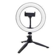 Kit Iluminação Ring Light 20cm c/Tripé Suporte Celular Selfie - 123útil