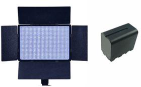 Kit Iluminador de LED Profissional LED-900AS + bateria NP-F950