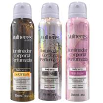 Kit Iluminador Dourado Prata Pink 150Ml - Mulheres Do Brasil