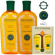 Kit Iluminador Phytoervas Shampoo 250ml + Condicionador 250ml Camomila