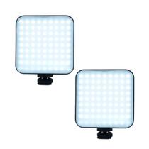 kit iluminador Soleste W81 Mini Led Pra Câmera Luz Panel 6.5w com 2leds