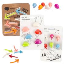 Kit Imãs de Geladeira com 18 peças Coloridos Decorativos Kit Imãs de Geladeira com 18 peças Coloridos Decorativos