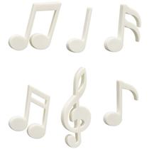 Kit Imãs Geladeira Decorar Enfeite Magnético Notas Musicais Kit Imãs Geladeira Decorar Enfeite Magnético Notas Musicais