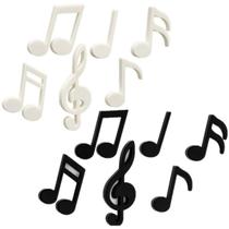Kit Imãs Geladeira Decorar Enfeite Magnético Notas Musicais