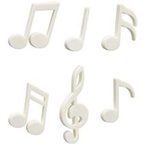 Kit Imãs Geladeira Decorar Enfeite Magnético Notas Musicais Kit Imãs Geladeira Decorar Enfeite Magnético Notas Musicais