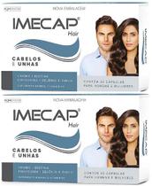 Kit Imecap Hair 2 Caixas C/30 Cada Vitamina Para Cabelo