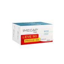 Kit Imecap Hair Biotina Cabelos E Unhas 90 Cápsulas