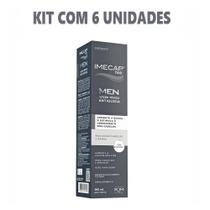 Kit Imecap Hair Men Loção Tônica Antiqueda Com 6 Unidades De 100ml Cada