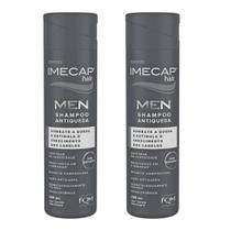 Kit Imecap Hair Men Shampoo Antiqueda Com 2 Unidades De 200ml Cada