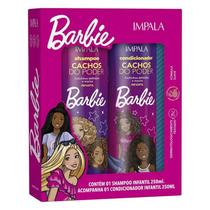 Kit Impala Barbie Cachos do Poder Shampoo + Condicionador 250ml cada