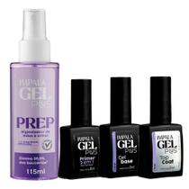 Kit Impala Gel Plus Preparadores Blindagem Unhas Gel