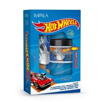 Kit Impala Hot Wheels Shampoo 2 em 1 250ml + Gel Fixador Prata 120g