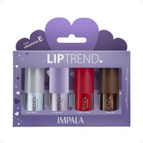 Kit Impala Liptrend Gloses: 4 Gloss Labial Kit Impala Liptrend Gloses: 4 Gloss Labial