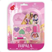Kit Impala Princesa: Paleta de Maquiagem e Esmalte Infantil