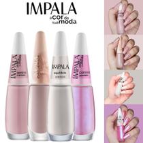 Kit Impala Tons Nudes Rosados Cremosos Esmaltes Atacado 7,5ml Kit Impala Tons Nudes Rosados Cremosos Esmaltes Atacado 7,5ml