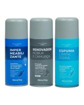 Kit Impermeabilizante, Renovador Preto e Espuma - Palterm