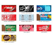 Kit Impressão Sublimática Faça Você Mesmo Tema Chocolates Kit Impressão Sublimática Faça Você Mesmo Tema Chocolates