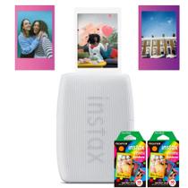 Kit Impressora Instax Mini Link 3-Clay White + 20 Filme Instax Mini Rainbow
