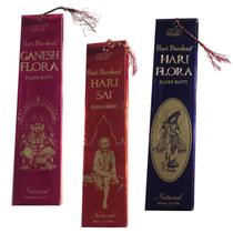 Kit Incenso Hari - Ganesh Flora, Hari Flora e Hari Sai