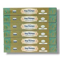 Kit Incenso Massala Darshan Nag Champa Myrrh com 6un