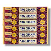 Kit Incenso Massala Tulasi Nag Champa com 6un