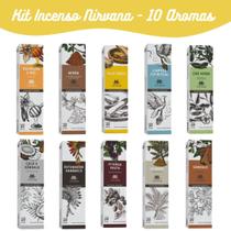 Kit Incenso Nirvana - 10 Aromas