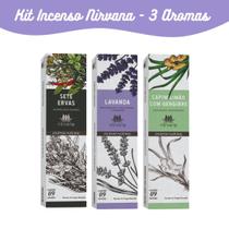 Kit Incenso Nirvana - 3 Aromas