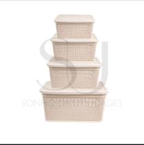 kit inclui 4 Cesto Organizador Multiuso, Um cesto de 2,5 LITROS/04 LITROS/ 7,5 LITROS/15,0 LITROS kit inclui 4 Cesto Organizador Multiuso, Um cesto de 2,5 LITROS/04 LITROS/ 7,5 LITROS/15,0 LITROS