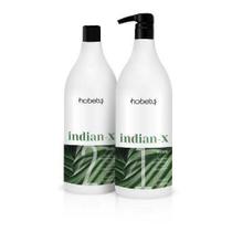 Kit Indian-X Shampoo 1L+Solução 1L Hobety Kit Indian-X Shampoo 1L+Solução 1L Hobety