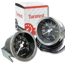 Kit Indicador Temperatura + Pressão Mecânicos Cummins 52mm