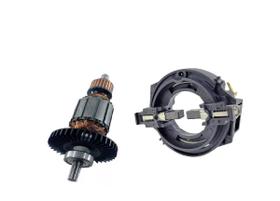 Kit induzido 127v e porta escova c/escova p/furadeira GSB450 Kit induzido 127v e porta escova c/escova p/furadeira GSB450